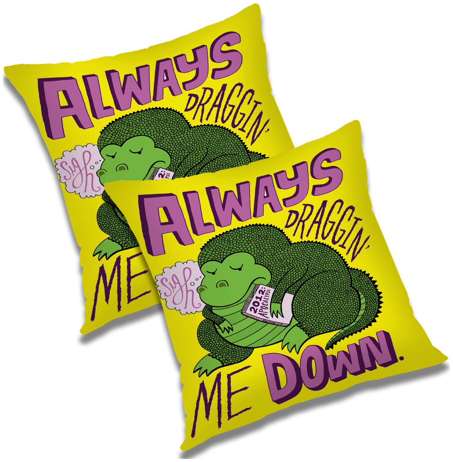 

RADANYA Printed Cushion Cover 18x18 inch