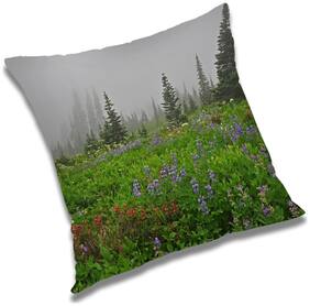 RADANYA Printed Cushion Cover with Filler Set 24x24 inch