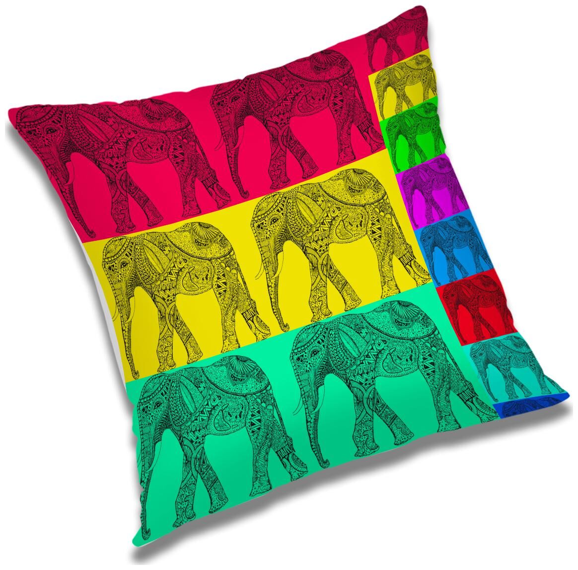 

RADANYA Printed Cushion Cover 18x18 inch