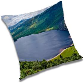 RADANYA Printed Cushion Cover with Filler Set 18x18 inch