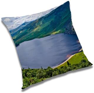 RADANYA Printed Cushion Cover with Filler Set 18x18 inch