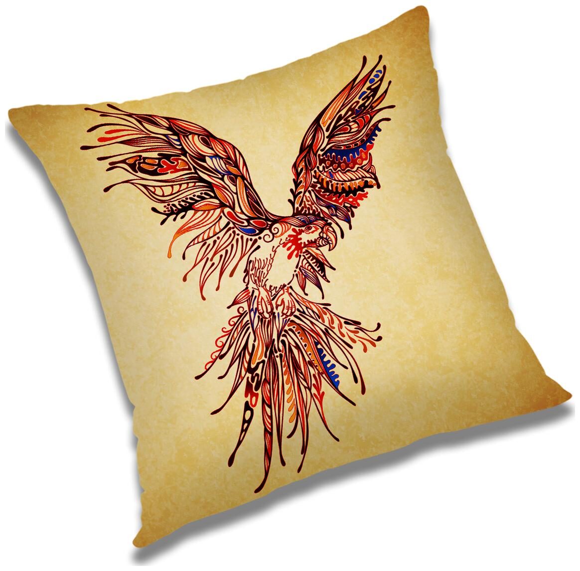 

RADANYA Printed Cushion Cover with Filler Set 18x18 inch