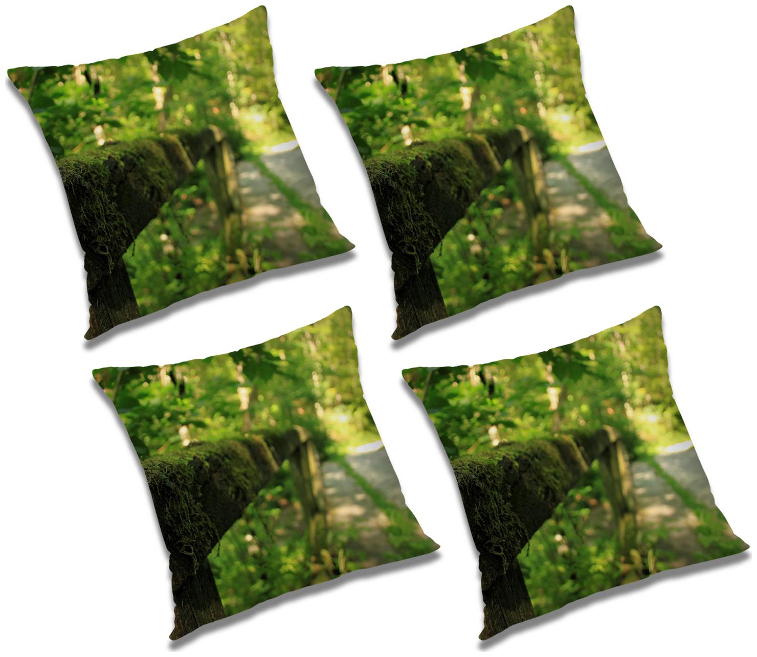 

RADANYA Printed Cushion Cover with Filler (Set of 4) 20x20 inch