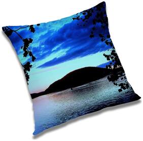 RADANYA Printed Cushion Cover with Filler Set 18x18 inch