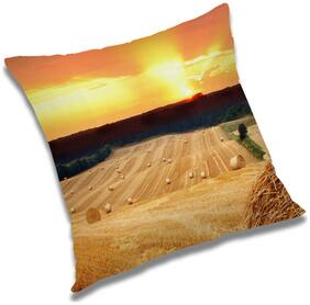 RADANYA Printed Cushion Cover with Filler Set 18x18 inch