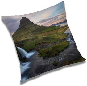 RADANYA Printed Cushion Cover with Filler Set 18x18 inch