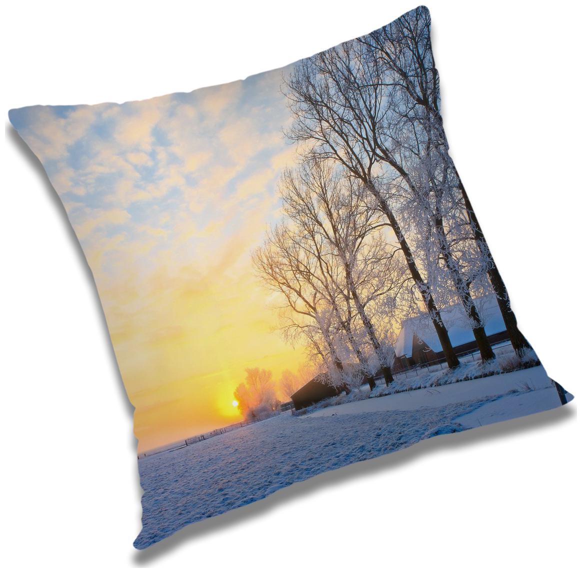 

RADANYA Printed Cushion Cover with Filler Set 16x16 inch