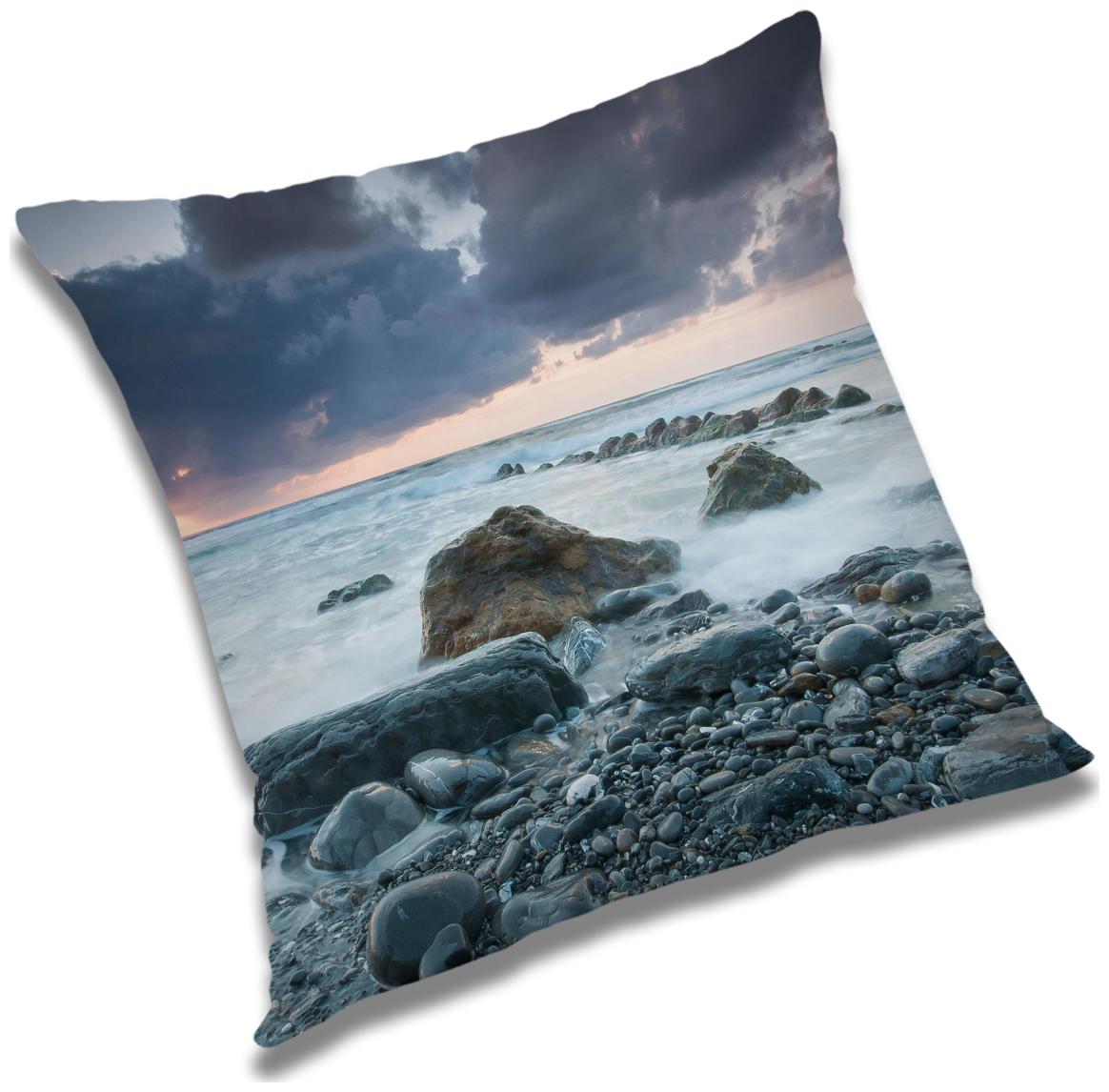 

RADANYA Printed Cushion Cover with Filler Set 18x18 inch
