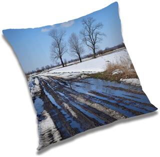 RADANYA Printed Cushion Cover with Filler Set 24x24 inch