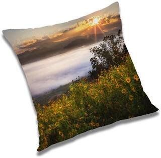 RADANYA Printed Cushion Cover with Filler Set 18x18 inch