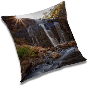 RADANYA Printed Cushion Cover with Filler Set 18x18 inch
