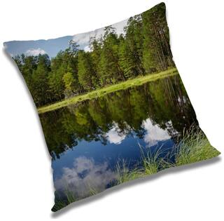 RADANYA Printed Cushion Cover with Filler Set 18x18 inch