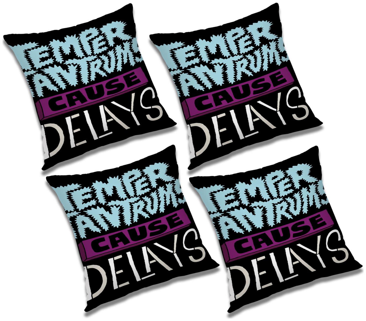

RADANYA Printed Cushion Cover (Set of 4) 18x18 inch