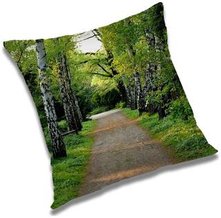 RADANYA Printed Cushion Cover with Filler Set 18x18 inch
