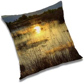 RADANYA Printed Cushion Cover with Filler Set 18x18 inch