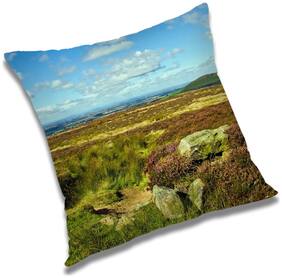 RADANYA Printed Cushion Cover with Filler Set 24x24 inch