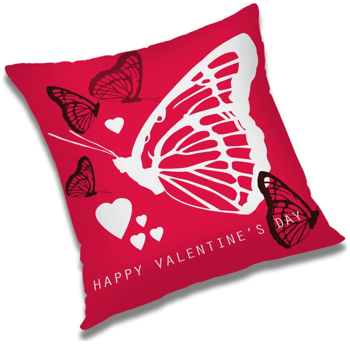 

RADANYA Printed Cushion Cover with Filler Set 18x18 inch