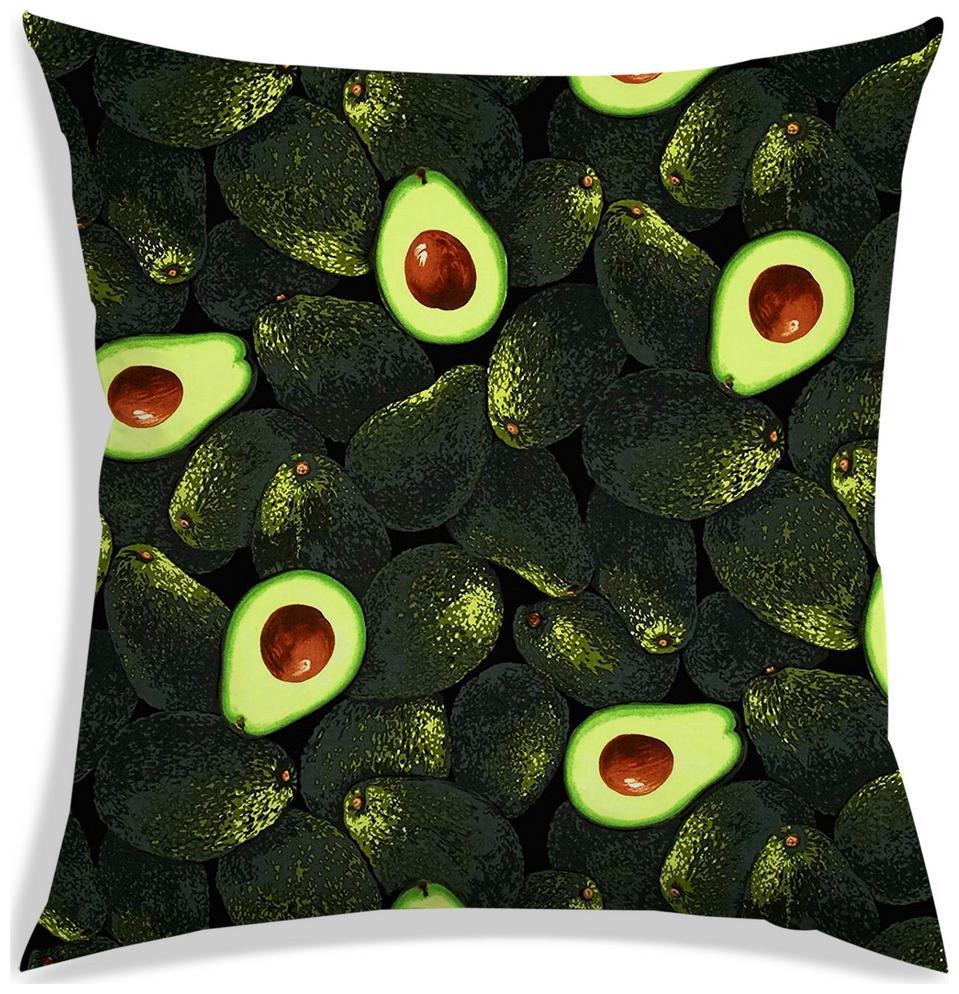

RADANYA Printed Polyester Green Cushion Cover ( Large Pack of 1 )