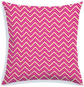 RADANYA Printed Polyester Pink Cushion Cover ( Small , Pack of 1 )
