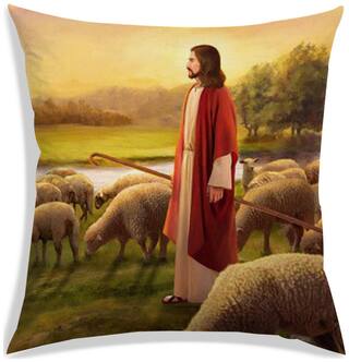 RADANYA Printed Cushion Cover 12x12 inch