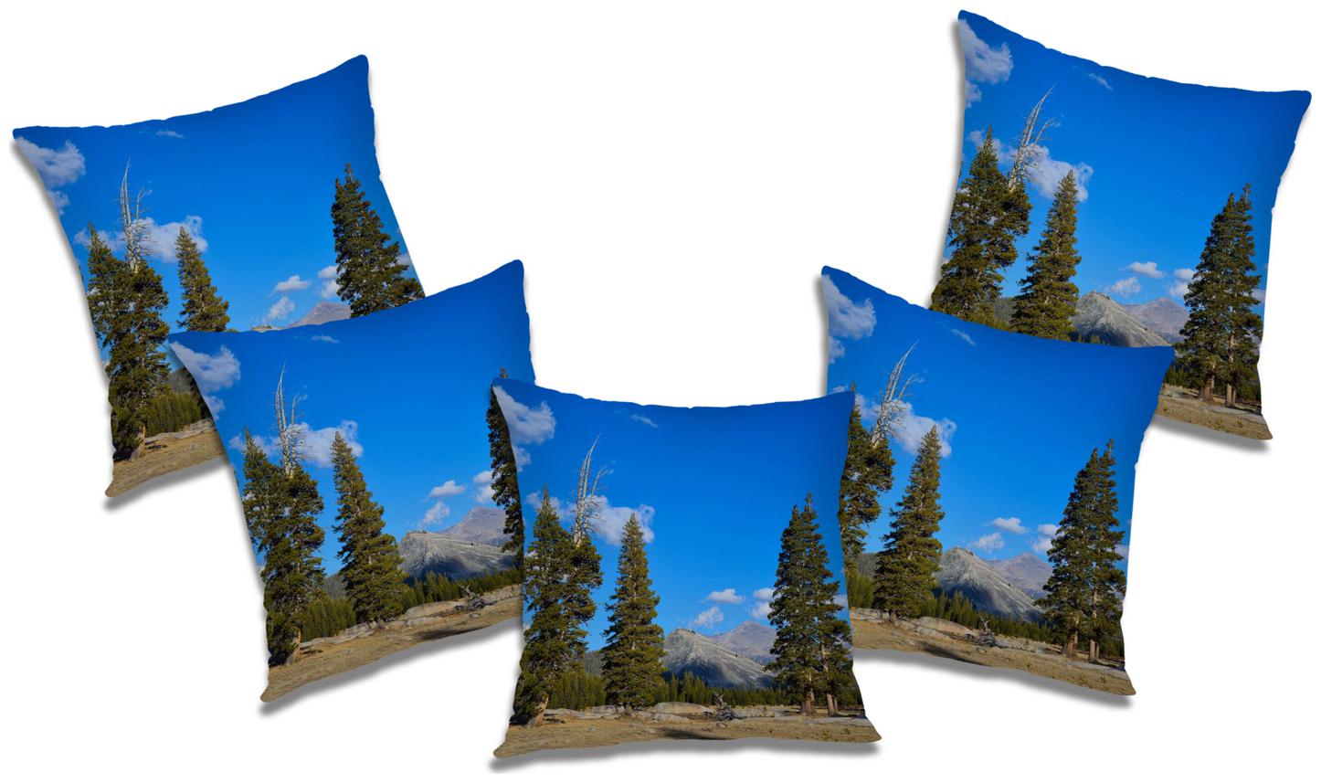 

RADANYA Printed Cushion Cover with Filler (Set of 5) 12x12 inch