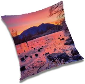 RADANYA Printed Cushion Cover with Filler Set 18x18 inch