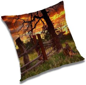 RADANYA Printed Cushion Cover with Filler Set 24x24 inch