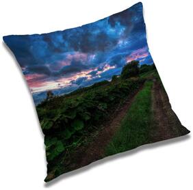 RADANYA Printed Cushion Cover with Filler Set 18x18 inch