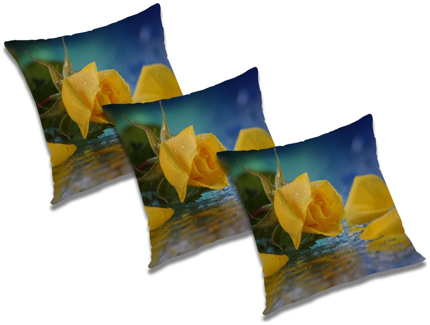 

RADANYA Printed Cushion Cover (Set of 3) 18x18 inch