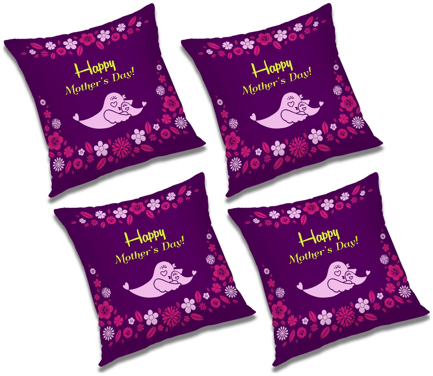 

RADANYA Printed Cushion Cover with Filler (Set of 4) 20x20 inch