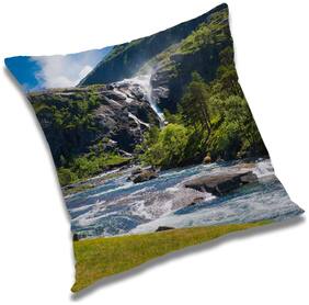 RADANYA Printed Cushion Cover with Filler Set 18x18 inch