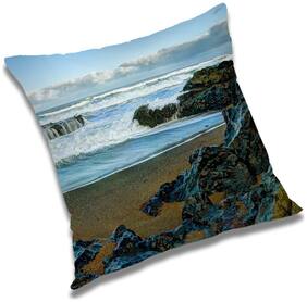 RADANYA Printed Cushion Cover with Filler Set 18x18 inch