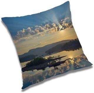RADANYA Printed Cushion Cover with Filler Set 16x16 inch