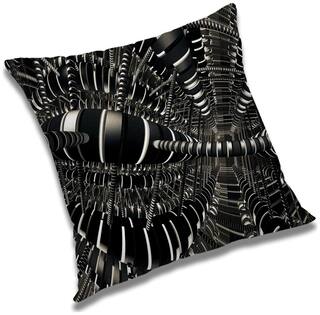 RADANYA Printed Cushion Cover with Filler Set 18x18 inch