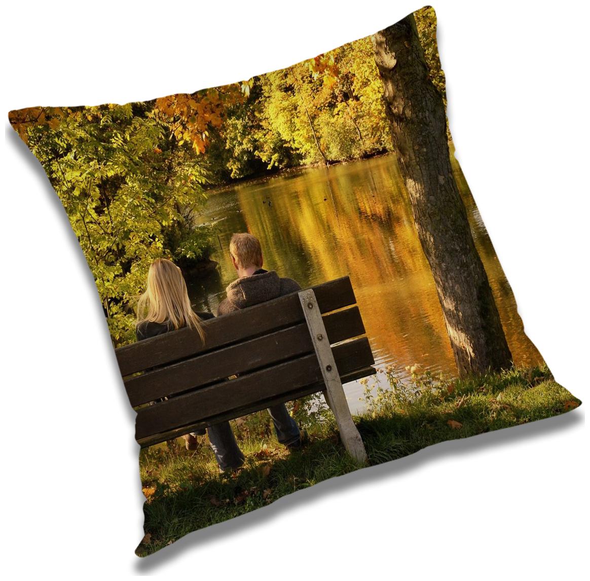 

RADANYA Printed Cushion Cover with Filler Set 16x16 inch