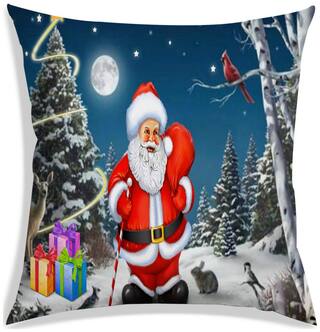 RADANYA Printed Cushion Cover 12x12 inch