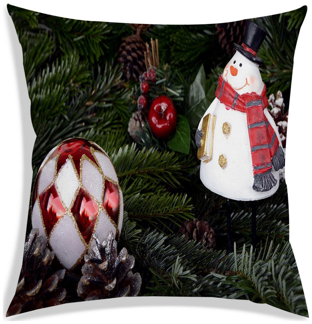 

RADANYA Printed Polyester Brown Cushion Cover ( Small Pack of 1 )