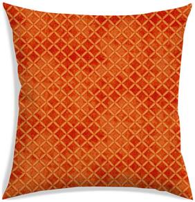 RADANYA Printed Polyester Orange Cushion Cover ( Small , Pack of 1 )