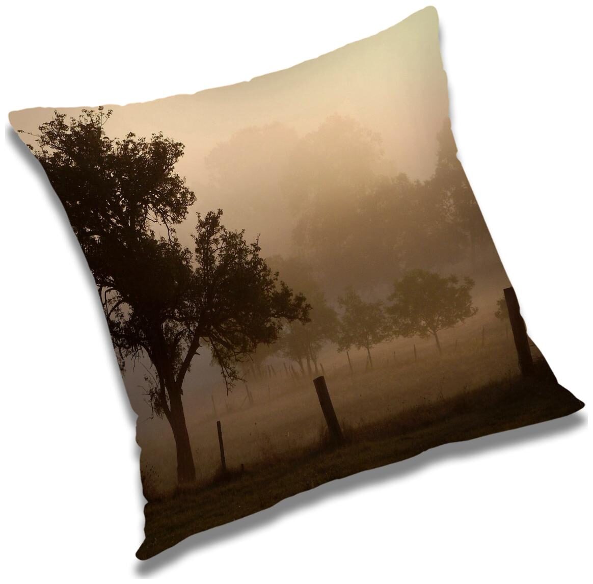 

RADANYA Printed Cushion Cover with Filler Set 18x18 inch