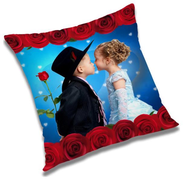 

RADANYA Printed Cushion Cover with Filler Set 16x16 inch