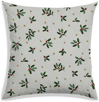 RADANYA Printed Polyester Beige Cushion Cover ( Extra large , Pack of 1 )