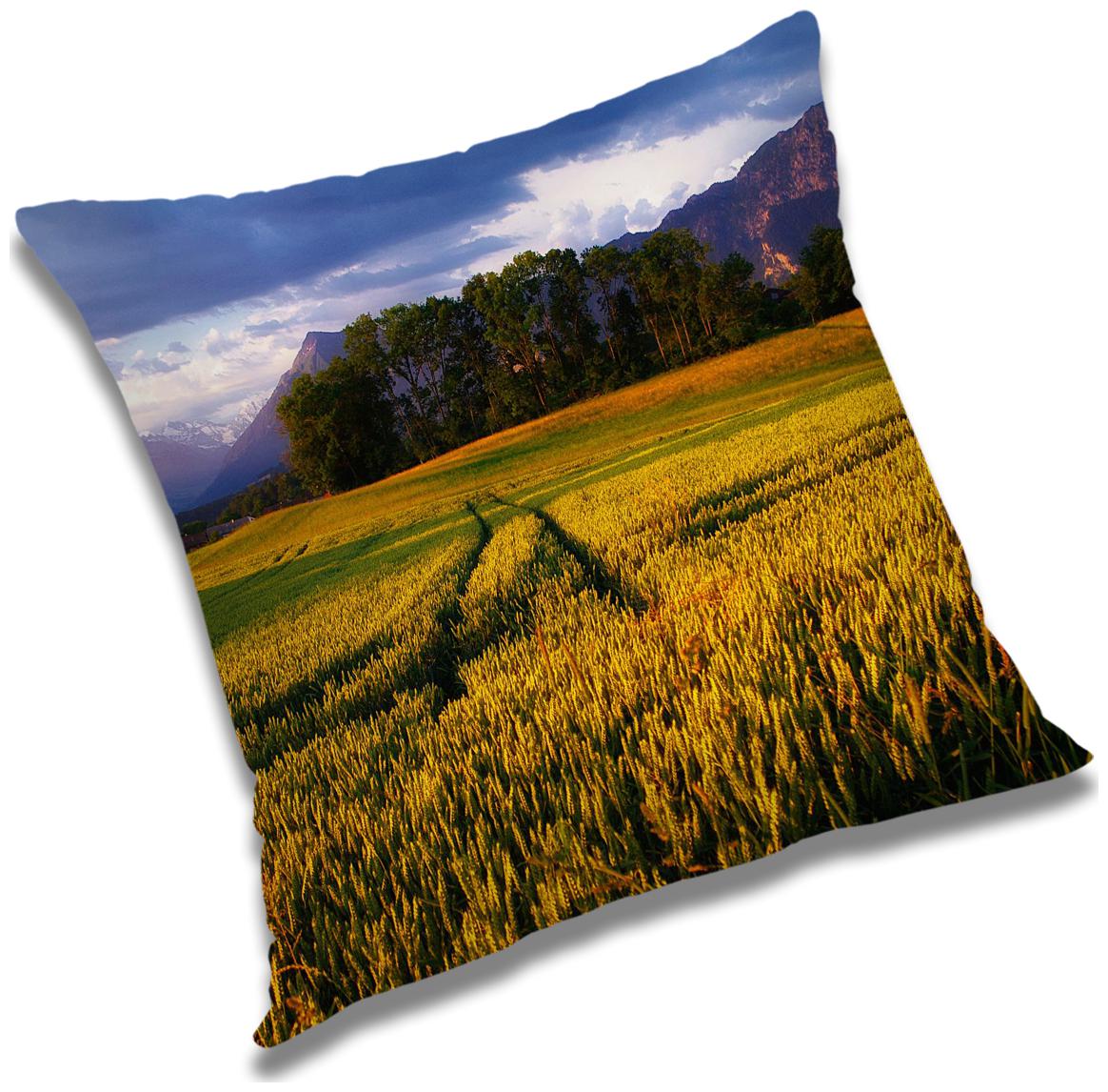 

RADANYA Printed Cushion Cover with Filler Set 12x12 inch