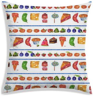 RADANYA Printed Polyester White Cushion Cover ( Large , Pack of 1 )
