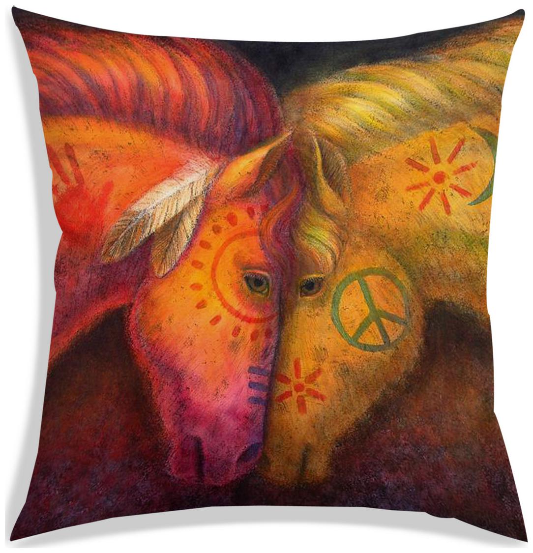 

RADANYA Printed Polyester Brown Cushion Cover ( Small Pack of 1 )