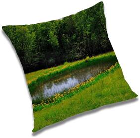 RADANYA Printed Cushion Cover with Filler Set 24x24 inch