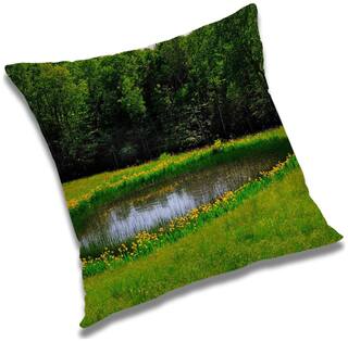 RADANYA Printed Cushion Cover with Filler Set 24x24 inch