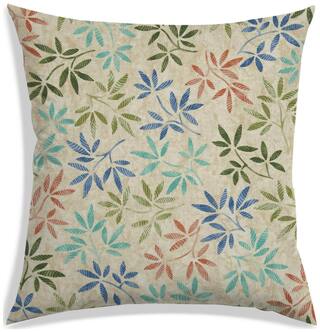 RADANYA Printed Polyester Beige Cushion Cover ( Small , Pack of 1 )
