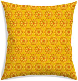 RADANYA Printed Polyester Brown Cushion Cover ( Regular , Pack of 1 )