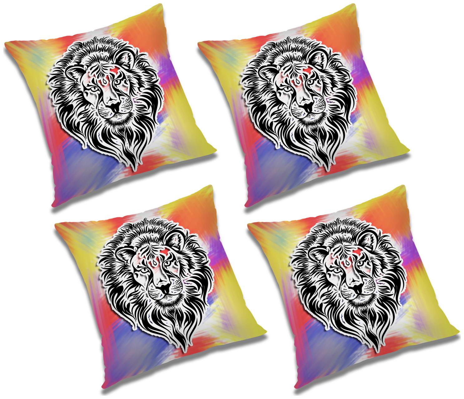 

RADANYA Printed Cushion Cover (Set of 4) 18x18 inch