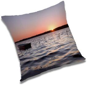 RADANYA Printed Cushion Cover with Filler Set 16x16 inch